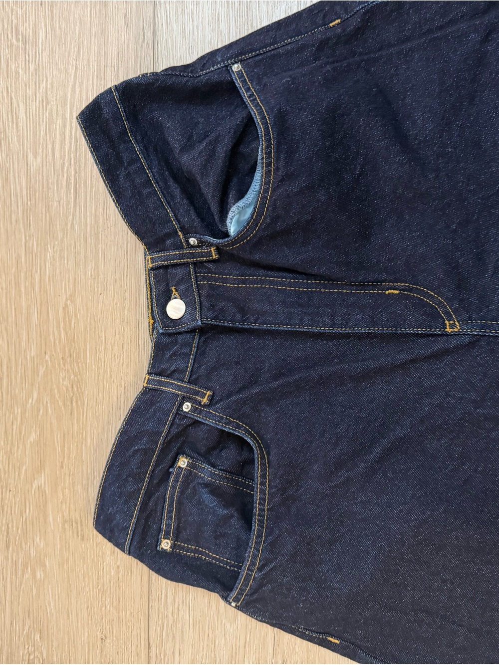 KHY Classic Low Rise Boyfriend Jeans — Dark Wash - Picture 6 of 6